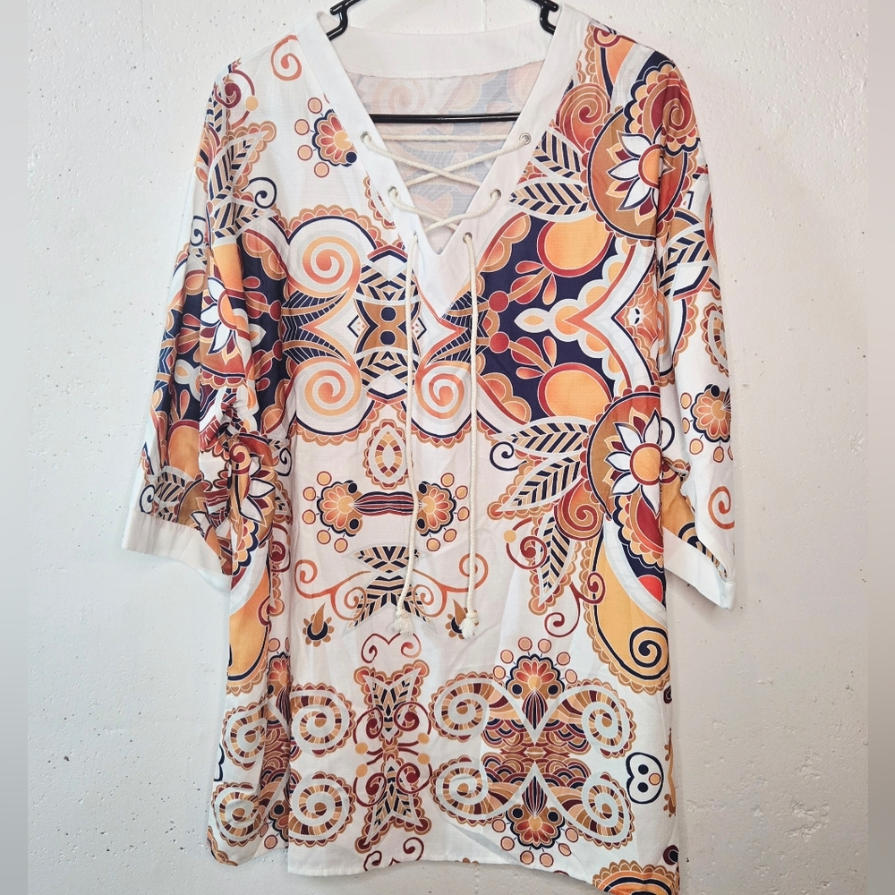 Bohemian Print Adult Top